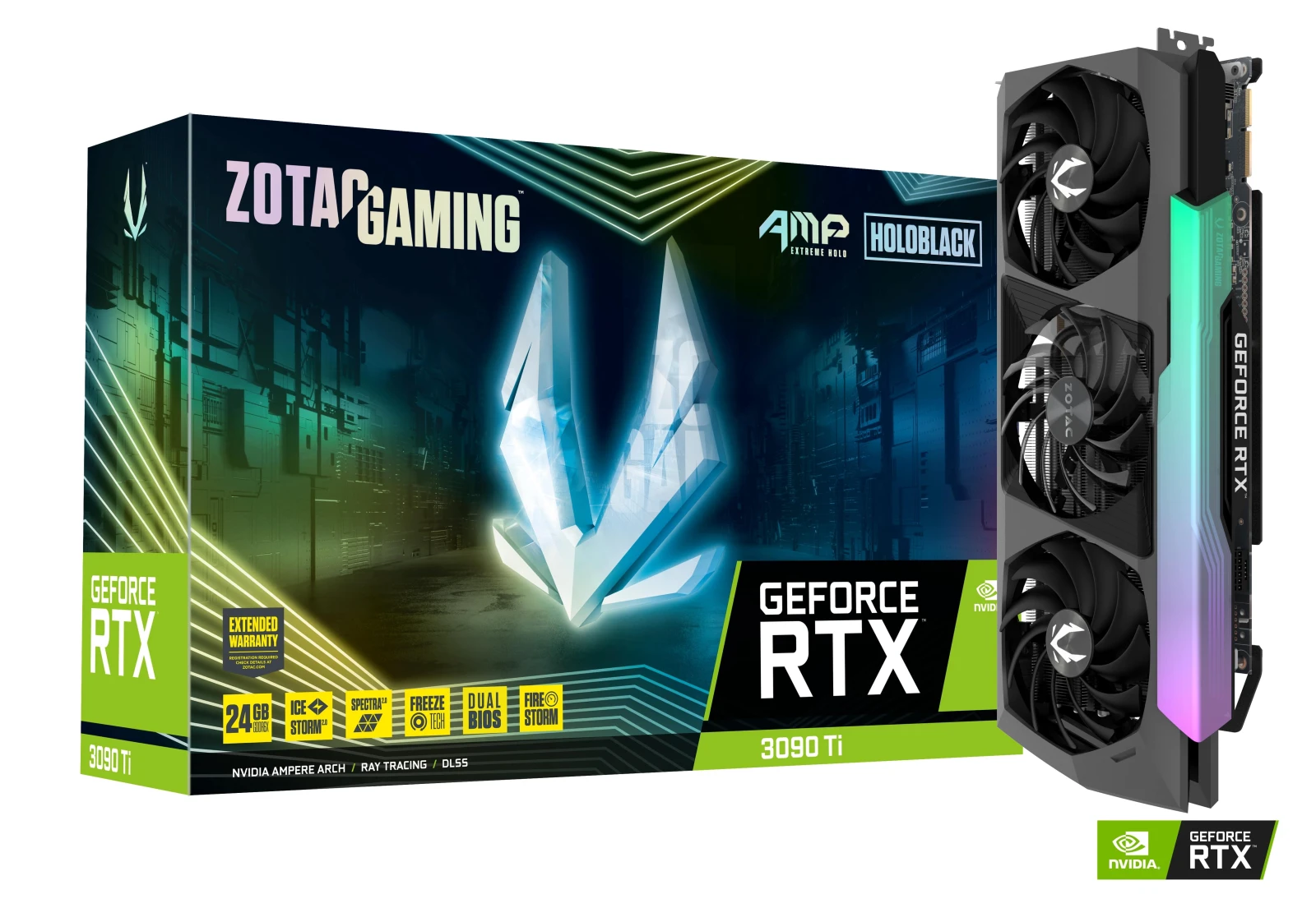 Zotac Gaming Geforce RTX 3090 TI Amp Extreme Holo